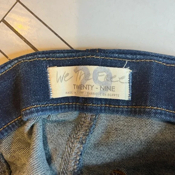 Free People We The Free Twenty-Nine Women's Deep Blue Skinny Jeans Size 29 NWT - Picture 7 of 8